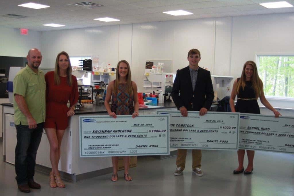2016 TransPharm scholarship winners
