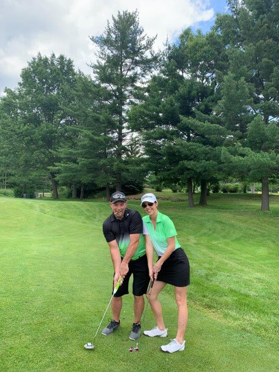 golfing