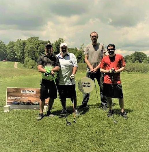 team at sponsored hole